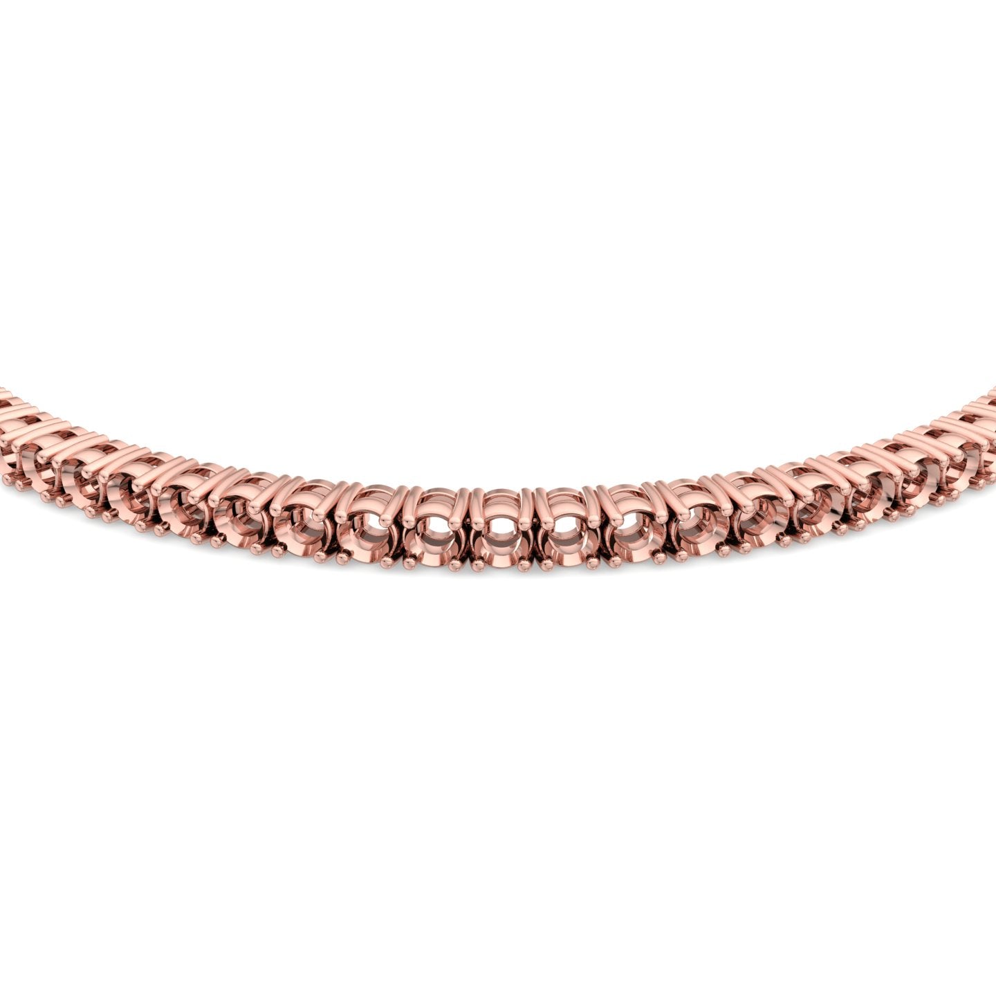 7 inches 4 Prong Tennis Mountings Bracelet
