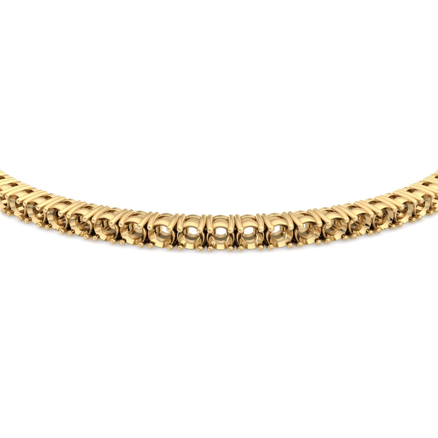 7 inches 4 Prong Tennis Mountings Bracelet