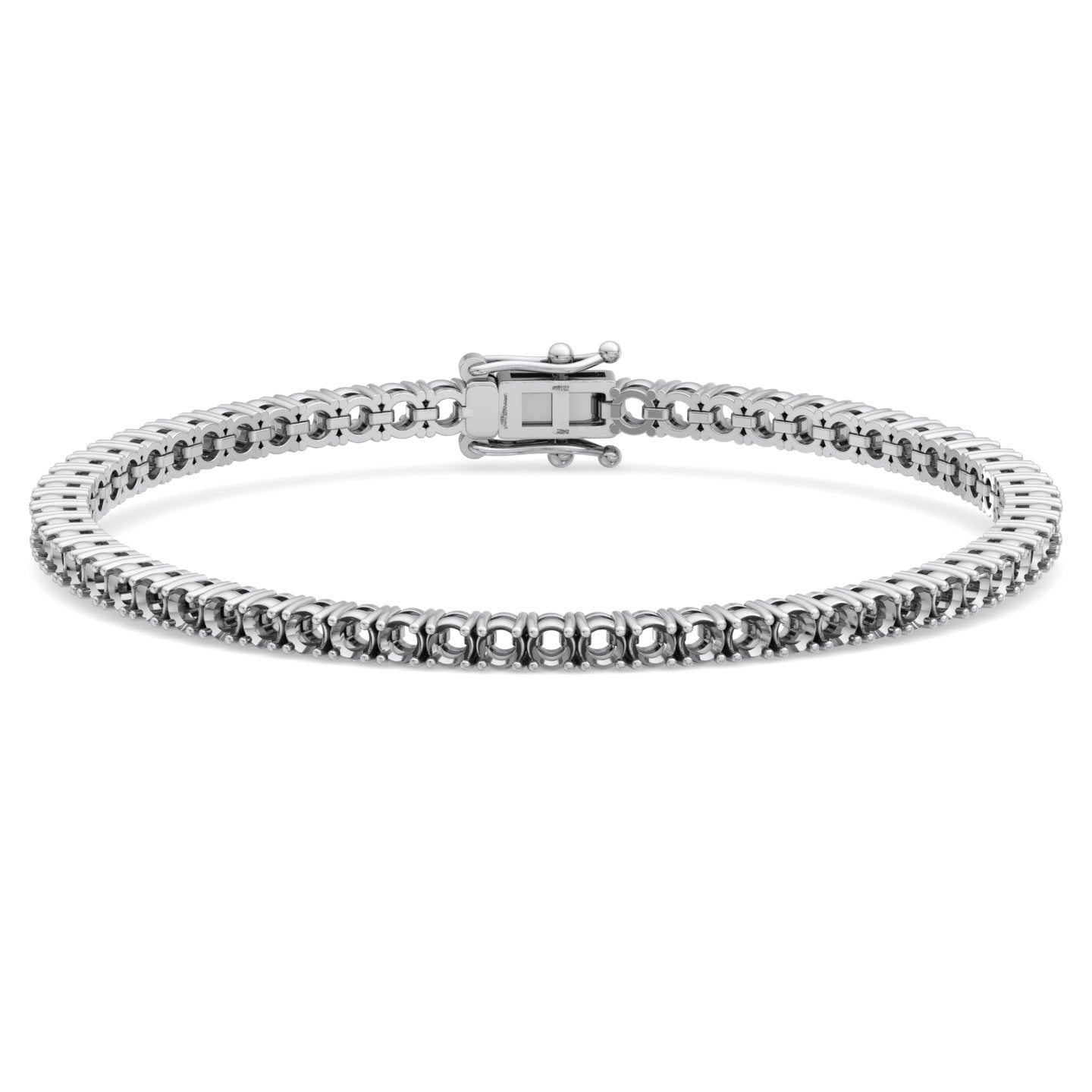 8 inches 4 Prong Tennis Mountings Bracelet